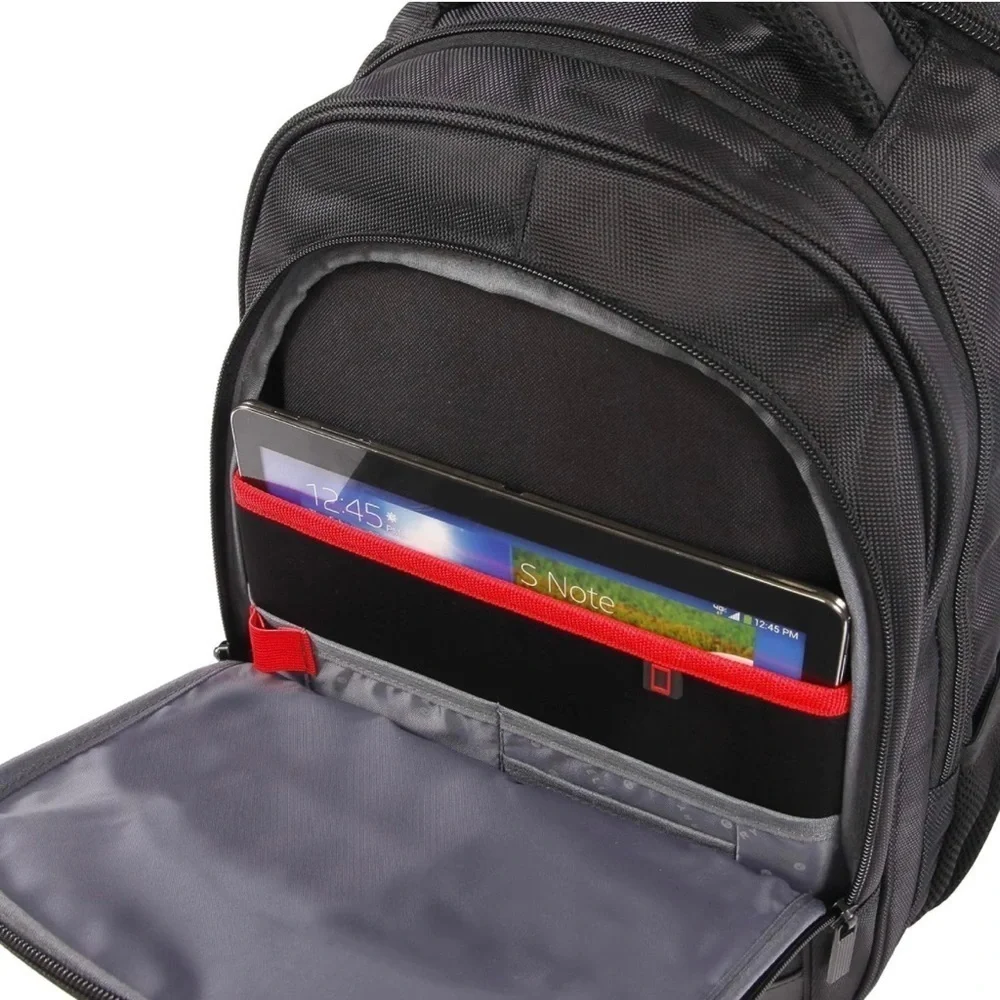 Perry Ellis Unisex M146 Black Business Laptop Backpack